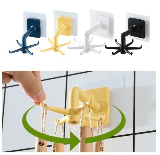 Kitchen Hook Organizer 360 Degrees Rotatable